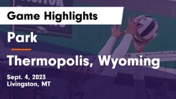 Park  vs Thermopolis, Wyoming Game Highlights - Sept. 4, 2023