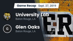 Recap: University Lab  vs. Glen Oaks  2019