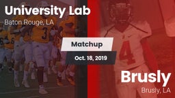 Matchup: University Lab High vs. Brusly  2019