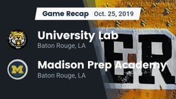 Recap: University Lab  vs. Madison Prep Academy 2019