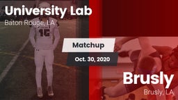 Matchup: University Lab High vs. Brusly  2020