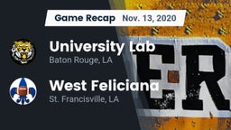 Recap: University Lab  vs. West Feliciana  2020