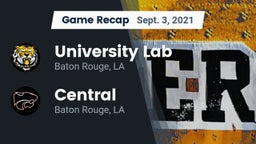 Recap: University Lab  vs. Central  2021