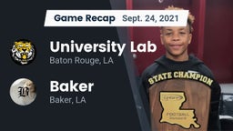 Recap: University Lab  vs. Baker  2021