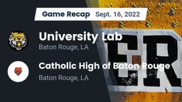 Recap: University Lab  vs. Catholic High of Baton Rouge 2022