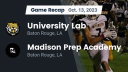 Recap: University Lab  vs. Madison Prep Academy 2023