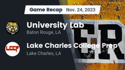 Recap: University Lab  vs. Lake Charles College Prep 2023