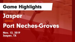 Jasper  vs Port Neches-Groves  Game Highlights - Nov. 12, 2019