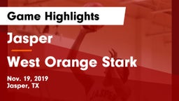 Jasper  vs West Orange Stark  Game Highlights - Nov. 19, 2019