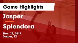 Jasper  vs Splendora  Game Highlights - Nov. 23, 2019