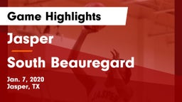 Jasper  vs South Beauregard  Game Highlights - Jan. 7, 2020