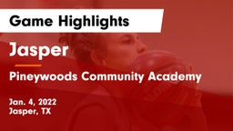 Jasper  vs Pineywoods Community Academy Game Highlights - Jan. 4, 2022