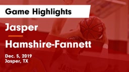 Jasper  vs Hamshire-Fannett  Game Highlights - Dec. 5, 2019