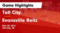 Tell City  vs Evansville Reitz Game Highlights - Nov 20, 2016