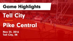 Tell City  vs Pike Central  Game Highlights - Nov 23, 2016