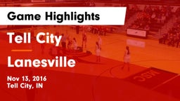 Tell City  vs Lanesville Game Highlights - Nov 13, 2016