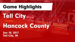 Tell City  vs Hancock County  Game Highlights - Jan 10, 2017