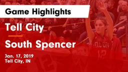 Tell City  vs South Spencer  Game Highlights - Jan. 17, 2019