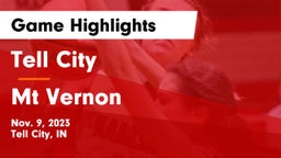 Tell City  vs Mt Vernon Game Highlights - Nov. 9, 2023