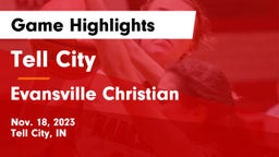 Tell City  vs Evansville Christian  Game Highlights - Nov. 18, 2023