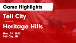 Tell City  vs Heritage Hills  Game Highlights - Nov. 28, 2023