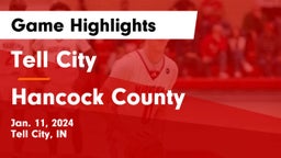 Tell City  vs Hancock County  Game Highlights - Jan. 11, 2024