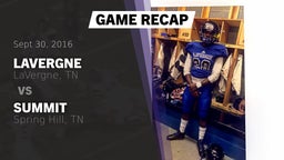 Recap: LaVergne  vs. Summit  2016