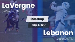 Matchup: LaVergne  vs. Lebanon  2017