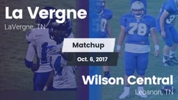 Matchup: La Vergne High vs. Wilson Central  2017