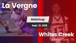 Matchup: La Vergne High vs. Whites Creek  2018