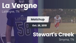 Matchup: La Vergne High vs. Stewart's Creek  2018