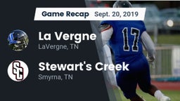 Recap: La Vergne  vs. Stewart's Creek  2019