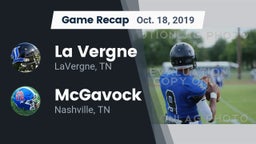 Recap: La Vergne  vs. McGavock  2019