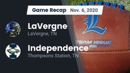 Recap: LaVergne  vs. Independence  2020