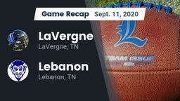 Recap: LaVergne  vs. Lebanon  2020