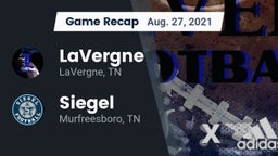 Recap: LaVergne  vs. Siegel  2021