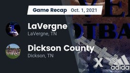 Recap: LaVergne  vs. Dickson County  2021
