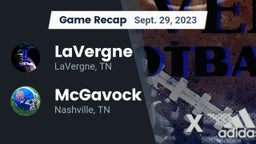 Recap: LaVergne  vs. McGavock  2023
