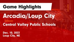 Arcadia/Loup City  vs Central Valley Public Schools Game Highlights - Dec. 10, 2022