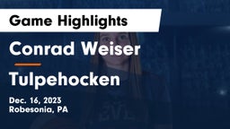 Conrad Weiser  vs Tulpehocken  Game Highlights - Dec. 16, 2023