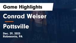 Conrad Weiser  vs Pottsville  Game Highlights - Dec. 29, 2023