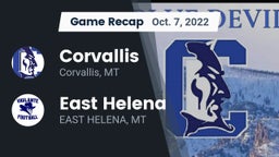Recap: Corvallis  vs. East Helena  2022