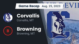 Recap: Corvallis  vs. Browning  2023