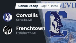 Recap: Corvallis  vs. Frenchtown  2023