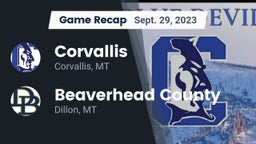 Recap: Corvallis  vs. Beaverhead County  2023