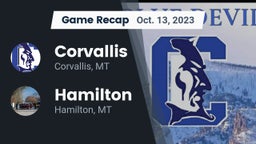 Recap: Corvallis  vs. Hamilton  2023
