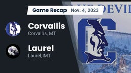 Recap: Corvallis  vs. Laurel  2023