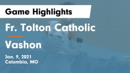 Fr. Tolton Catholic  vs Vashon  Game Highlights - Jan. 9, 2021