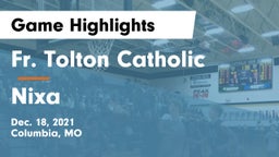 Fr. Tolton Catholic  vs Nixa  Game Highlights - Dec. 18, 2021