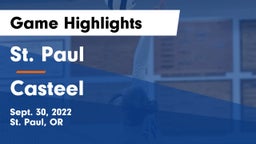 St. Paul  vs Casteel  Game Highlights - Sept. 30, 2022